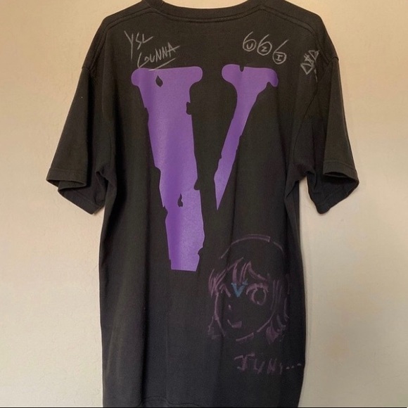 VLONE STAPLE TEE PURPLE - Picture 1 of 6